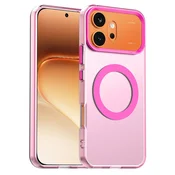 Hibridni ovitek Techsuit CandyCase MagSafe za Honor 600/600 Pro - pink