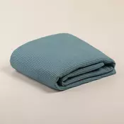 Pokrivac vafl 140x200 plava