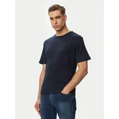 BOSS Majica Rn 2P Rib 50563886 Modra Slim Fit