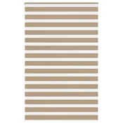 Zebra zavjesa Pješcano smeda 145x230 cm Širina tkanine 140,9 cm Poliester