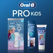 Oral-B Kids Frozen set za decu - Elektricna cetkica + Zamenski nastavci 4 kom + pasta za zube 60ml