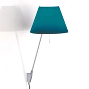 Luceplan Costanzina stenska svetilka iz aluminija, bencinsko modra - Dnevna soba/jedilnica - Dizajn - bencinsko modra, aluminij - Kovina