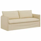 Vidaxl Kavč krema 196 x 82 x 85 cm blago