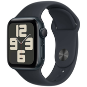Smartwatch Apple Watch SE 40mm 2022 Midnight Alu Case black Sports Band M/L EU, 709732 709732
