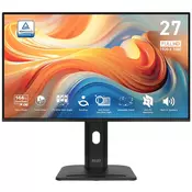 Monitor MSI 27 PRO MP275PG E14, IPS, Adaptive-Sync 144Hz, VGA, HDMI, DP, Zvucnici, Pivot, Full HD 9S6-3PE49M-001