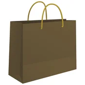 VREĆICE UKRASNE 24X16X7CM SJAJNA PLASTIFIKACIJA FORNAX ZLATNE