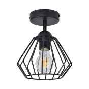 ORNO Črna stenska/stropna svetilka E27, 60W