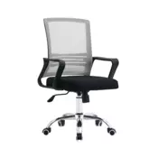 eoshop Pisarniški stol APOLO 2 NEW, taupe mreža/črna tkanina, krom, nosilnost 100 kg