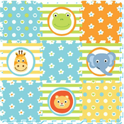 Foam puzzle Zoo Animals 9 kos