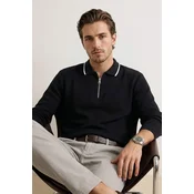 Trendyol Muška majica Tmnss26Po00003, Crna