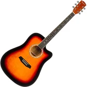 Pasadena PDC-10 Vintage Sunburst Akustična kitara (Kot novo)