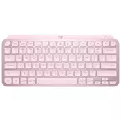 Logitech MX Keys Mini Illuminated Bežicna tastatura, Pozadinsko osvetljenje, Roze