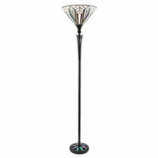 Endon 63933 - Stojeca lampa Tiffany ASTORIA 1xE27/60W/230V, precnik 40 cm