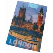 REAS-PACK Šolski zvezek 440 s 3D motivom LONDON