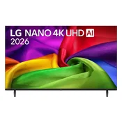LG Pametni televizor - 50NU800B3LC, 50, 4K HDR UHD, AI Alpha 7, HDR 10, AI Sound Pro, crni