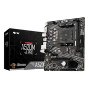 MSI A520M-A PRO matična ploča AMD A520 Priključnice AM4 Mikro ATX
