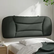 Jastuk za uzglavlje Hvar tamno sivi 100 cm tkanina