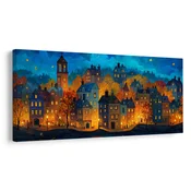 Slika mesto pod zvezdami - 60x30