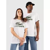 Lacoste Regular Fit Printed Cotton moška majica white