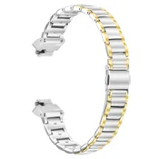 INF Združljiv s Fitbit Inspire/Inspire HR/Inspire 2 kovinski pašček iz nerjavečega jekla silver+gold, (5000116474)