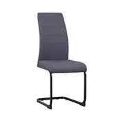 STOLICA siva metal, tekstil