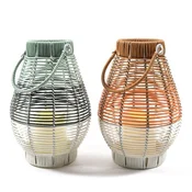Mhome Laterna z LED svečo h26cm/več barv/kovina, plastika