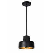Lucide 20419/20/30 - Lestenec na vrvici OPHELIA 1xE27/40W/230V pr. 20 cm črn