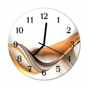 tulup.si Steklena okrogla ura Abstrakcija fi 30 cm