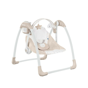 KikkaBoo Ljuljaška za bebe CHILLO MY TEDDY Beige