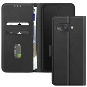 AVIZAR Ohišje za telefon Google Pixel 9a z denarnico in držalom za videoposnetke, Črna, (5000013318)