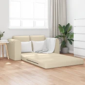 Krevet na razvlacenje 60cm Krema tkanina