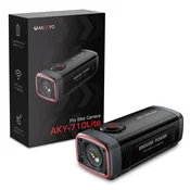 AKEEYO 710 Lite akcijska kamera za kolo, Črna