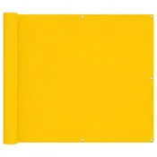 Vidaxl Balconska mreža Rumena 100 x 600 cm Oxford tkanina