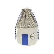 Modra/kremno bela tekstilna otroška škatla za shranjevanje o 34x52 cm Koya – OYOY Mini