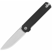 QSP Knife Lark Linerlock Black G10