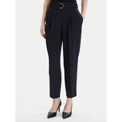 Boss Hlače iz tkanine Tapiah 50490037 Mornarsko modra Regular Fit