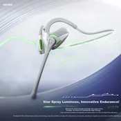 Qilian Gaming Bluetooth slušalice, Svetlosive