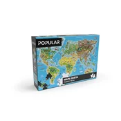 POPULAR Puzzle - Zemljevid sveta, 160 kosov - SL