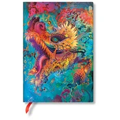 NOTES 13X18CM-MIDI CRTE 72L S GUMICOM HUMMING DRAGON PAPERBLANKS PB8181-4