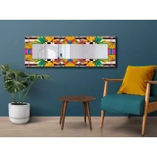Wallity Ogledalo 40120NISMA-018, 40x120 cm, Šareno