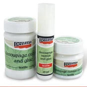 Lak in lepilo za decoupage za tekstil - 100 ml (lak in lepilo)