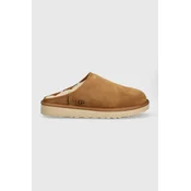 Copati iz semiša UGG M Classic Slip-on rjava barva, 1129290-CHE