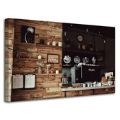 shumee Leseno platno za tisk v retro kuhinji 80x50 cm