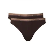 Emporio Armani Underwear Komplet tangic? EW000402 AF25572 U6279 Temno rjava