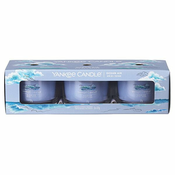 Yankee Candle Komplet votivnih sveč v steklu Ocean Air 3x37 g
