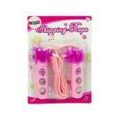 slomart LEAN TOYS Princeskina vijača s kitom - roza