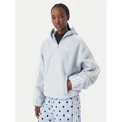 adidas Jopa Adiluna Season 2 X Jennie Fleece Hoodie Jacket LD8925 Svetlo modra Regular Fit