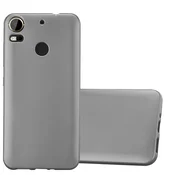 Cadorabo Cadorabo Case, združljiv s HTC v kovinsko sivi - zaščitni pokrov, narejen iz fleksibilnega silikona TPU, (20585833)