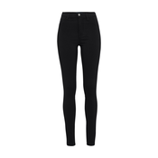 PIECES Jeans pajkice HIGHSKIN WEAR, črna