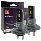 shumee H7 LED ŽARNICE E-VISION V4 12–24V 6000K ORIGINALNA VELIKOST 1:1 PLUG&PLAY